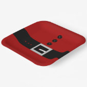 Assiette en papier Santa Belly (Angulaire)