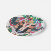 Assiette en papier saucisson (Angle)