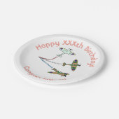 Assiette en papier Spitfires (Angle)