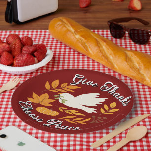 Assiette en papier The Peace Collection
