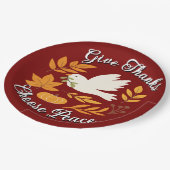 Assiette en papier The Peace Collection (Angle)