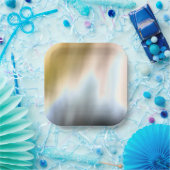 Assiette en papier Tie-Dye (Fête)