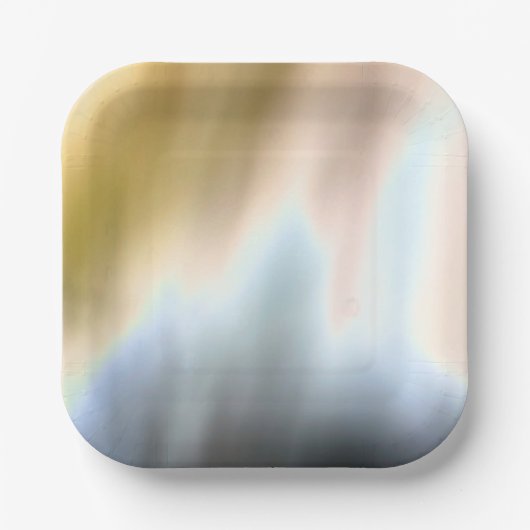 Assiette en papier Tie-Dye (Recto)