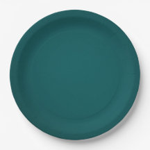 Assiette en papier vert parfait