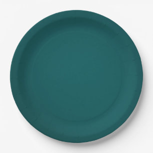 Assiette en papier vert parfait