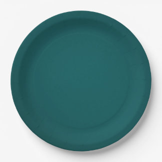 Assiette en papier vert parfait