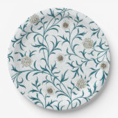 ASSIETTE EN PAPIER: WILLIAM MORRIS : FLORAL (Devant)