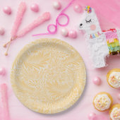 ASSIETTE EN PAPIER: WILLIAM MORRIS : LARKSPUR (Fête)