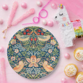 ASSIETTE EN PAPIER: WILLIAM MORRIS : STRAWBERRY TH (Fête)