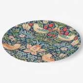 ASSIETTE EN PAPIER: WILLIAM MORRIS : STRAWBERRY TH (Angle)