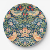 ASSIETTE EN PAPIER: WILLIAM MORRIS : STRAWBERRY TH (Devant)