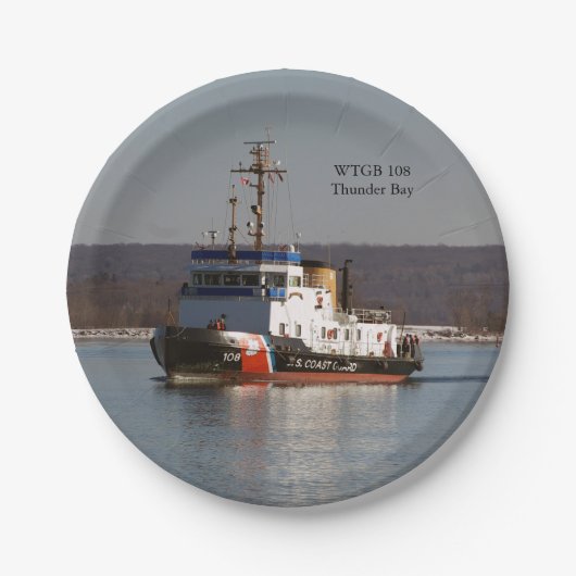 assiette en papier WTGB 108 Thunder Bay (Devant)