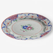 Assiette Florale Antique 23 cm (Angle)