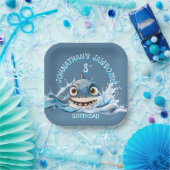 Assiette Jawsome Requin | Anniversaire bleu pour t (Fête)