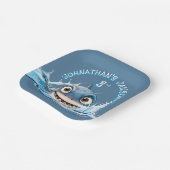 Assiette Jawsome Requin | Anniversaire bleu pour t (Angulaire)