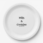 Assiette Lait & Cookies (Devant)