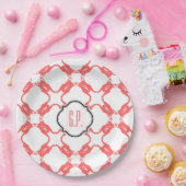 Assiette motif Bouledogue Français (Fête)