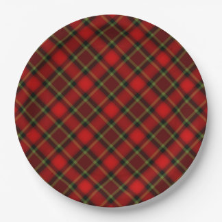 Assiette plaid de Noël