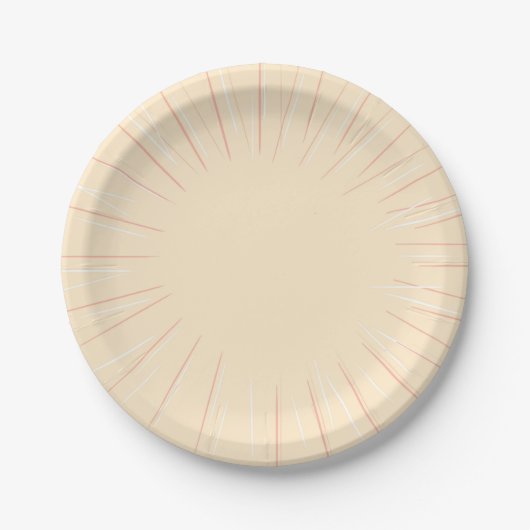 Assiette rayée (Devant)