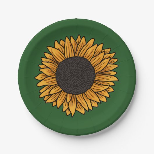 Assiette Tournesol (Devant)