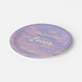 Assiettes Amoureuses Nuages Rêveurs (Angle)