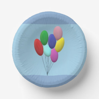 Assiettes creuses en papier pour anniversaire (gar
