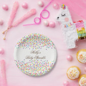 Assiettes de Baby shower, Plaques de fête Confetti (Fête)
