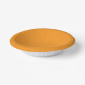 Assiettes de fête en papier orange uni (Angulaire)
