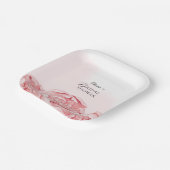 Assiettes de fête pour enterrement de vie de jeune (Angulaire)