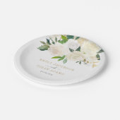 Assiettes de mariage Amour Pur ou fête de fiançail (Angle)