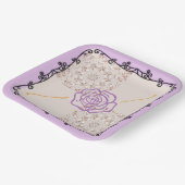 Assiettes de thé uniques ou assiettes de mariage (Angulaire)