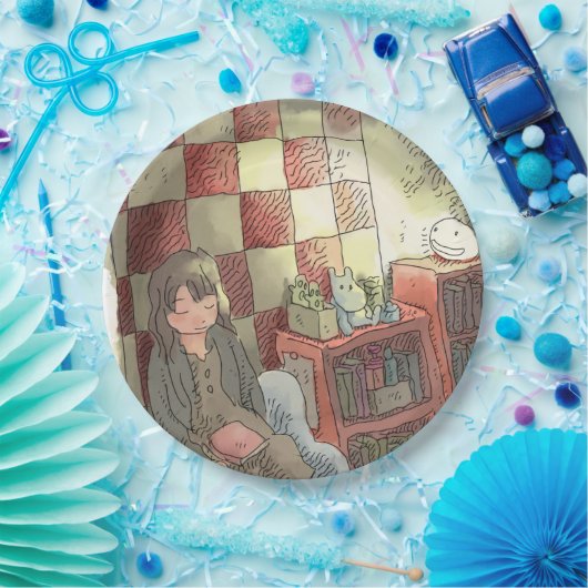 ASSIETTES EN CARTON さやしにじ (Fête)