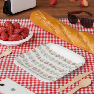 ASSIETTES EN CARTON クリスマスペーパープレート