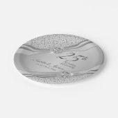 Assiettes En Carton 00e anniversaire du Mariage d'argent (Angle)