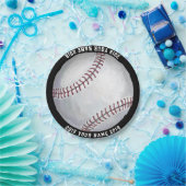 Assiettes En Carton 08of12 Baseball Custom Party Plate (Fête)