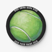 Assiettes En Carton 08of12 Tennis Ball Custom Party Plate (Devant)