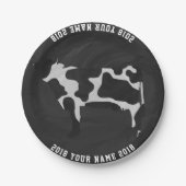 Assiettes En Carton 08of12 Vache tôle personnalisée (Devant)