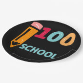 Assiettes En Carton 100 Jours D'École 49 (Angle)