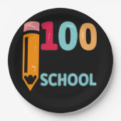 Assiettes En Carton 100 Jours D'École 49 (Devant)