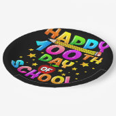 Assiettes En Carton 100 Jours d'enseignant scolaire 100e Jour d'école (Angle)