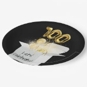 Assiettes En Carton 100e Anniversaire Ballons d'Or En Boîte Blanche (Angle)