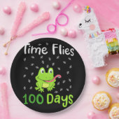 Assiettes En Carton 100e jour d'école 100 jours 34 (Fête)