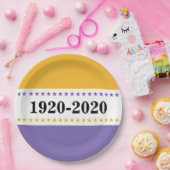 Assiettes En Carton 100th 19ème vote de drapeau de victoire (Fête)