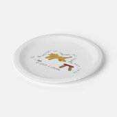 Assiettes En Carton 12 jours de Noël 10 Noël des seigneurs (Angle)