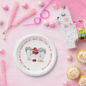 Assiettes En Carton 12 jours de Noël 3 poules françaises (Fête)