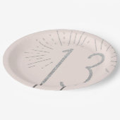 Assiettes En Carton 13e Anniversaire Plaques d'allumage (Angle)