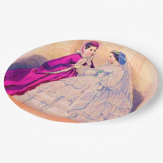 Assiettes En Carton 1861 Plate-forme mariage (Angle)