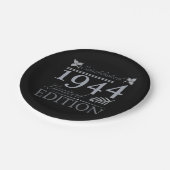 Assiettes En Carton 1944 Edition Limitée 80 Ans (Angle)