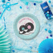 Assiettes En Carton 1950 Diner Saddle Chaussures Plaques papier d'anni (Fête)