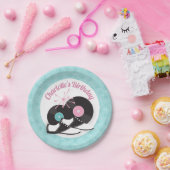 Assiettes En Carton 1950 Diner Saddle Chaussures Plaques papier d'anni (Fête)